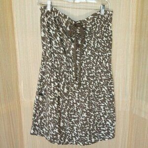 Loft Strapless Knit Dress Medium